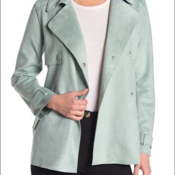 Love Token Faux Suede Jacket